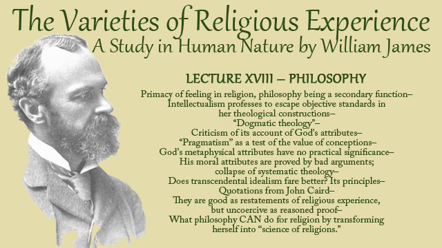 PHILOSOPHY – The Varieties of Religious Experience